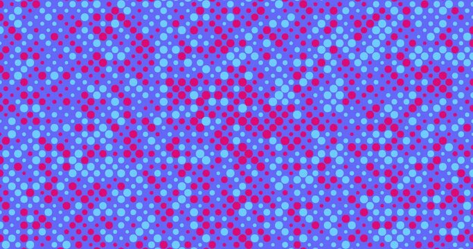 Abstract geometric pattern background. Bright colors animated
