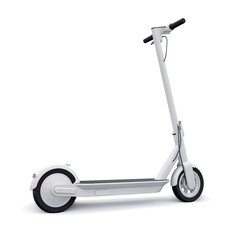 electric folding scooter for leisure and city trips 3D illustration