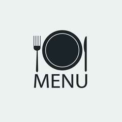 Menu vector icon illustration sign