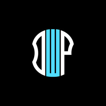 DWP letter logo creative design with vector graphic