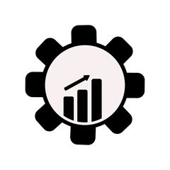 Workflow icon in line style. For your design, logo. Vector illustration. Editable Stroke.