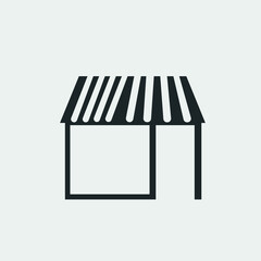 Showcase vector icon illustration sign