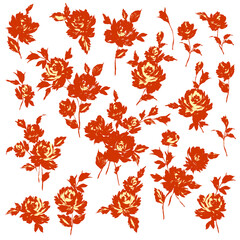 Obraz premium Abstract and impressive cute flower material,