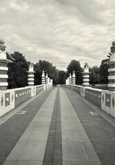In Tsaritsyn Park. Palace and Park ensemble of the XVIII century