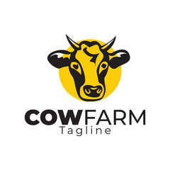 Cattle Farm Business Logo Design 