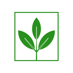 Green Leaves Agricultural farm Logo Design 