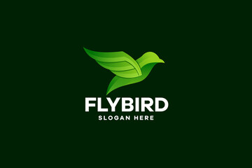 Fly Bird Illustration Logo
