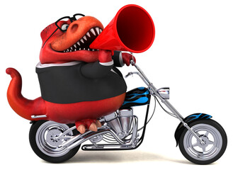 Fun trex - 3D Illustration © Julien Tromeur