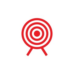 Target icon vector ilustration template