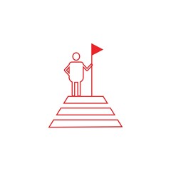 Target icon vector ilustration template