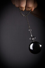 Pocket watch on a chain