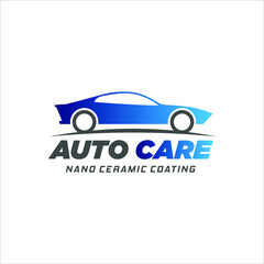 Automotive Business logo design with auto detailing and nano ceramic coating template