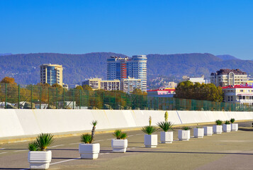 Cruise embankment at the sea station