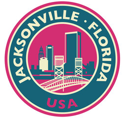 Jacksonville round skyline