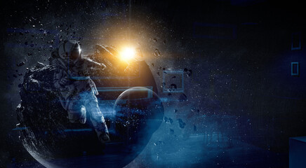 Astronaut on the other planet