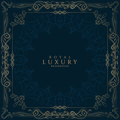 Beautiful ethnic Artistic luxury frame design background