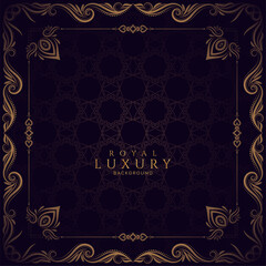 Decorative luxury frame design artistic vintage background