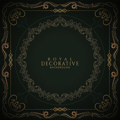 Beautiful ethnic Artistic luxury frame design background