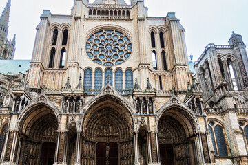 Traditional Cathedral building in Chartres, France