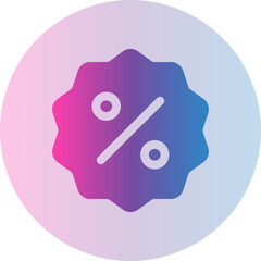 discount gradient icon