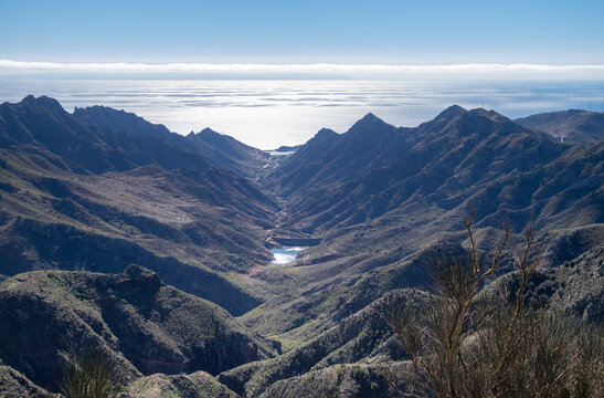 Valley in Macizo de Anaga range