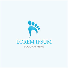 footprints,foot care,and footstep, logo images illustration design