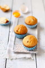 homemade pastries sweet vanilla cupcakes