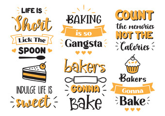 kitchen quote illustration Vector for banner