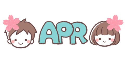 子供たちと4月-英語