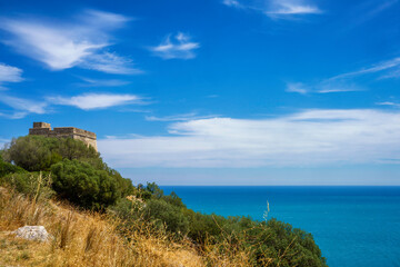Fototapeta na wymiar Coast of Vieste, Gargano, Apulia, Italy