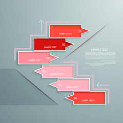 Minimal style infographic template.eps
