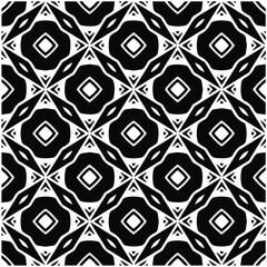 seamless repeating pattern.Abstract Geometric Pattern generative computational art illustration.Black and white pattern for wallpapers and backgrounds. 