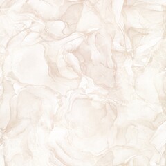 大理石風背景バナー）白とブラウン　正方形　アルコールインクアート　春　ナチュラル　ニュートラル　上品