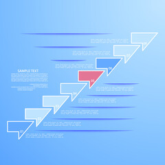 Set elements of infographics, vector illustration template