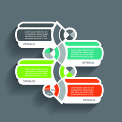 Set elements of infographics, vector illustration template
