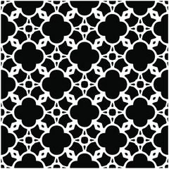 seamless repeating pattern.Abstract Geometric Pattern generative computational art illustration.Black and white pattern for wallpapers and backgrounds. 