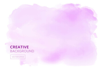 Light purple watercolor brush strokes on white background