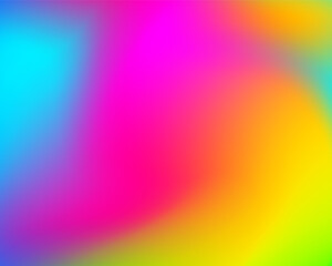 Obraz premium Rainbow color abstract vector background. Smooth gradient bright colorful wallpaper