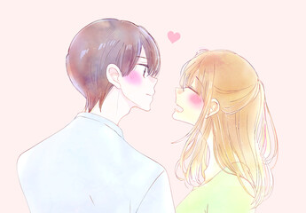 いい雰囲気の男女カップル