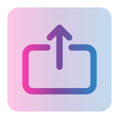 upload gradient icon