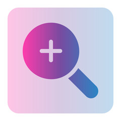 Obraz premium zoom in gradient icon