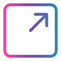 maximize gradient icon