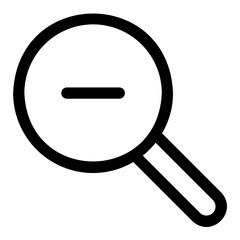 zoom out line icon