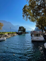 Fototapeta premium boats on the river