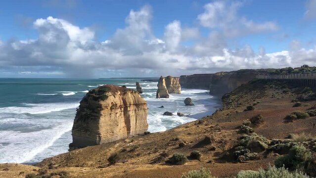 The Twelve Apostles rocks, Victoria, Australia.