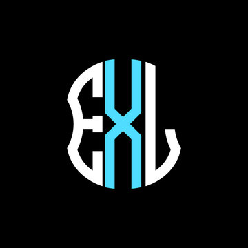 EXL letter logo creative design. EXL unique design