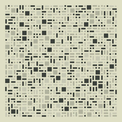 Fototapeta premium Offset Quads generative art background art illustration