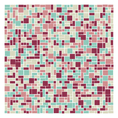 Fototapeta premium Offset Quads generative art background art illustration