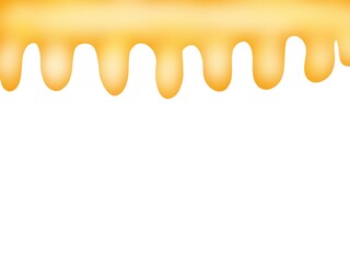 Dripping yellow glaze texture.