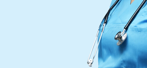 Stethoscope , Healthcare and medicine concept , doctor isolated , equipment medical